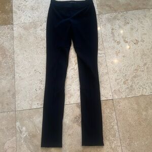 BCBGMaxAzria Black Ribbed Elastic Waist Leggings Size XS
